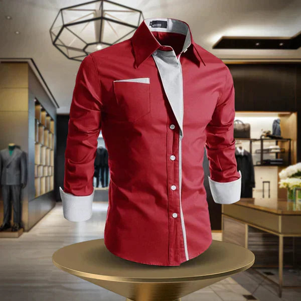 Stilvolles und elegantes Baumwollhemd für Männer, die Wert auf ihr Aussehen legen