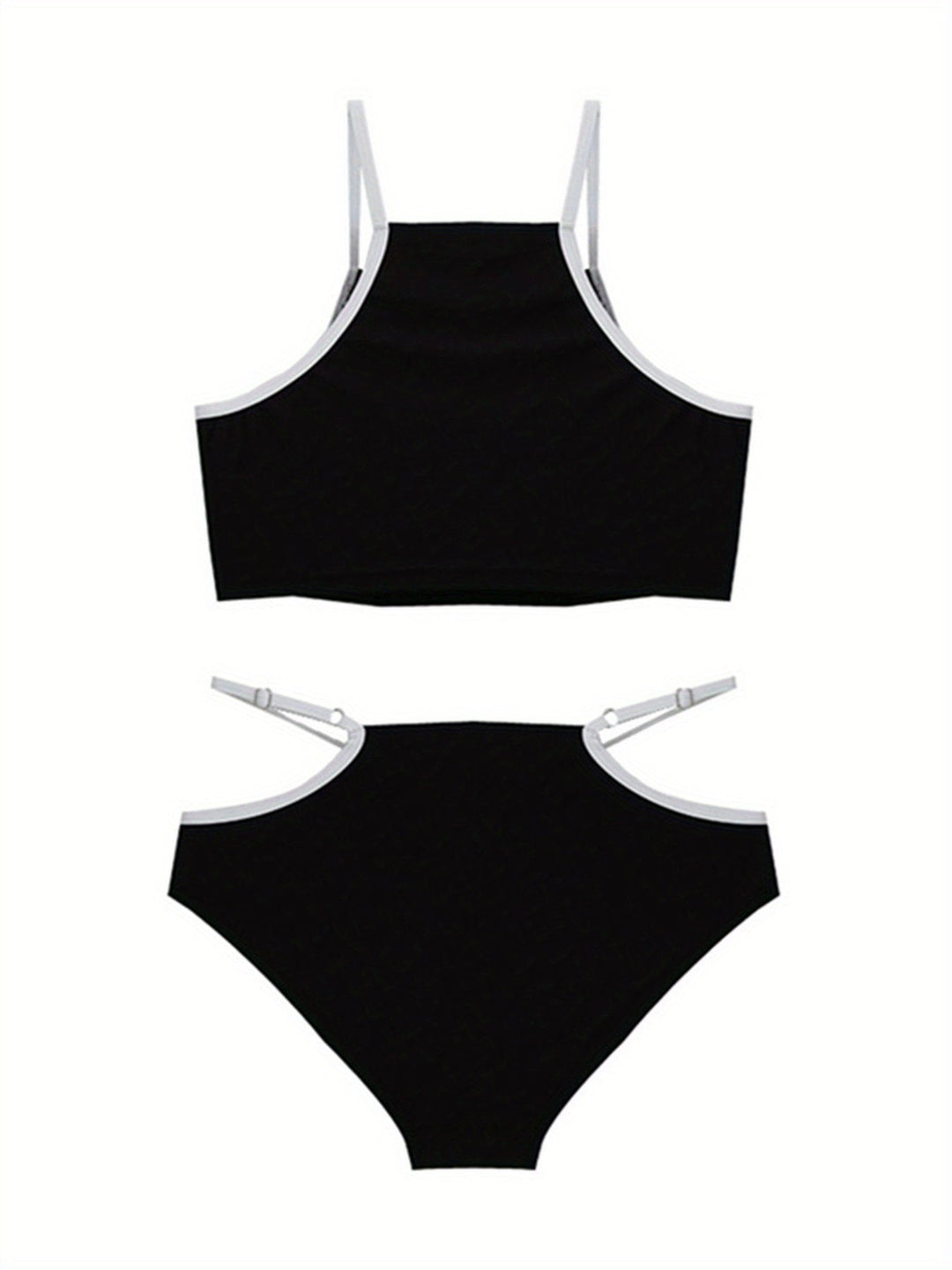 Maurisa | Elegante High-Waist Bikiniset met Modieuze Cut-Out Details voor een Verleidelijke Zwempenseel