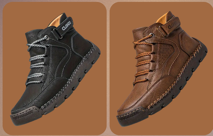 Bequeme und stilvolle orthopädische Schuhe für Männer aus hochwertigem Leder für optimalen Halt und Unterstützung