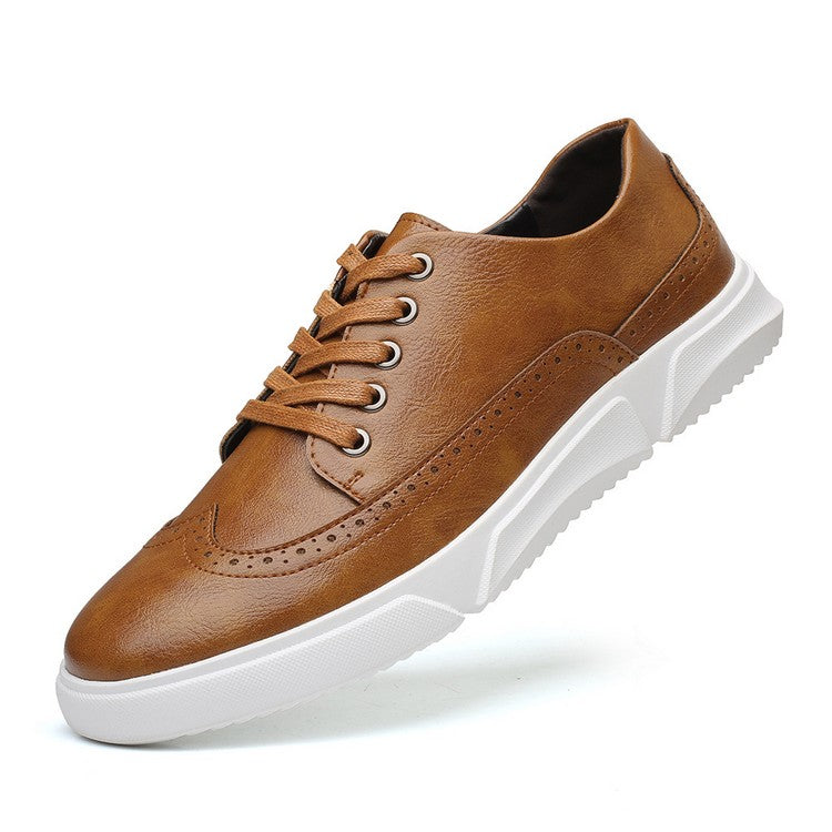 Elegante Herren-Sportschuhe aus Leder - ideal für elegante Freizeitkleidung