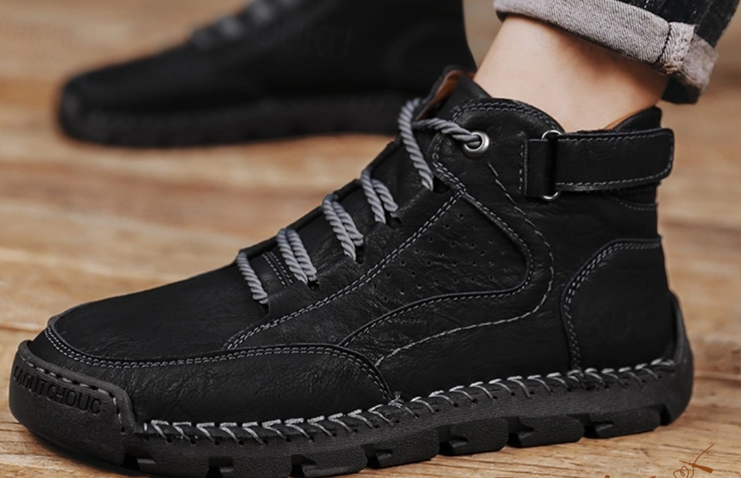 Bequeme und stilvolle orthopädische Schuhe für Männer aus hochwertigem Leder für optimalen Halt und Unterstützung