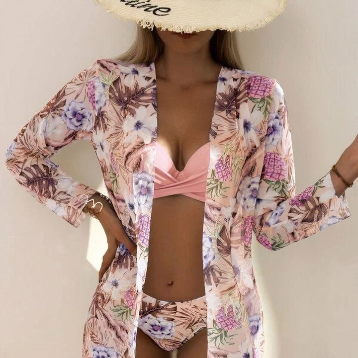 Paoleen | Ensemble de Bikini Élégant avec Voile Cover-Up pour un look sophistiqué
