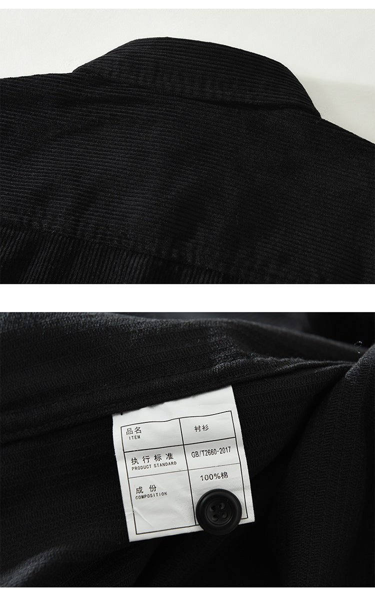 Stilvolles Herrenhemd im Vintage-Look aus besonders weicher und hochwertiger Baumwolle