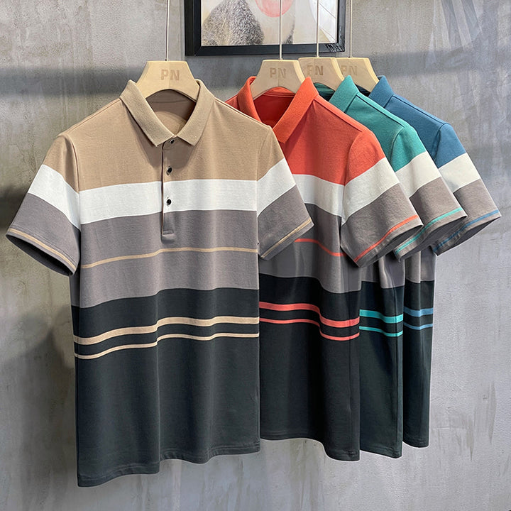 Stylisches Herren-Poloshirt mit einzigartigem Design für einen auffälligen Look