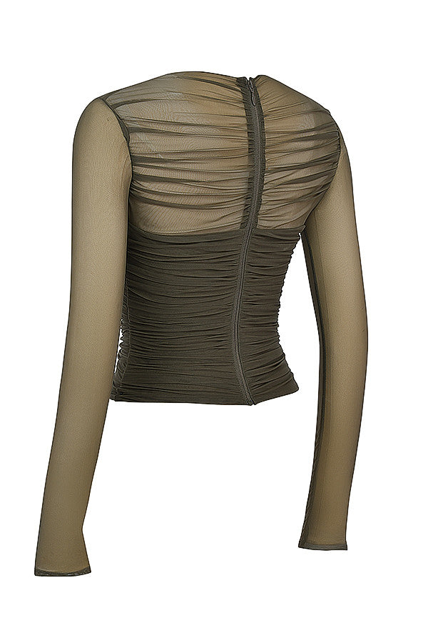 Modny damski top warstwowy – idealny do eleganckich i stylowych stylizacji