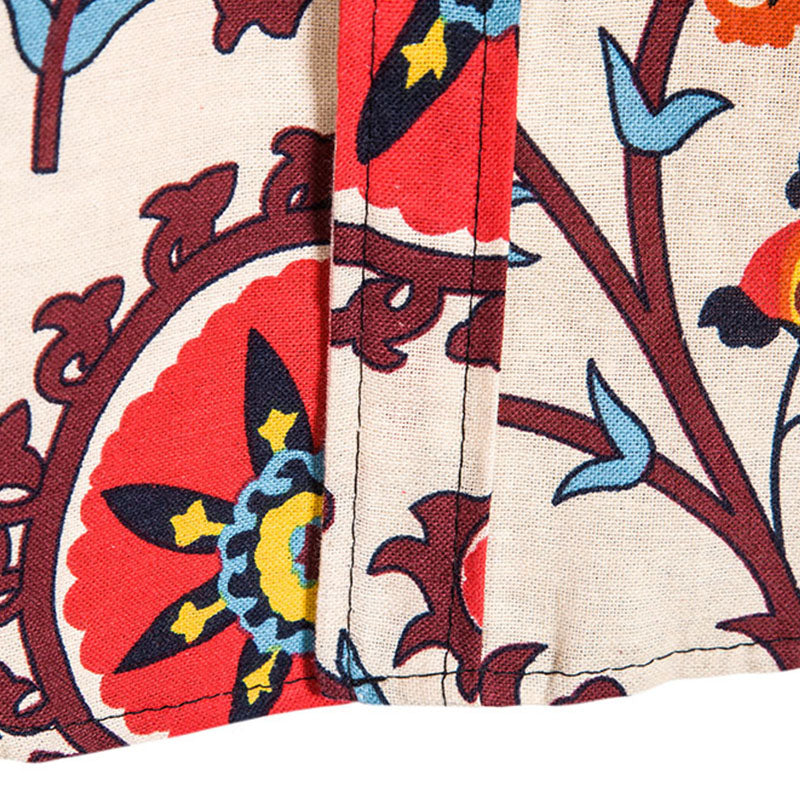 Modisches Kurzarm-T-Shirt für Herren aus natürlicher Baumwolle und Leinen mit originellem Druck