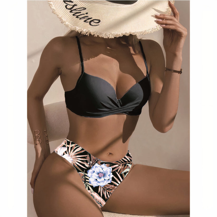 Paoleen | Ensemble de Bikini Élégant avec Voile Cover-Up pour un look sophistiqué