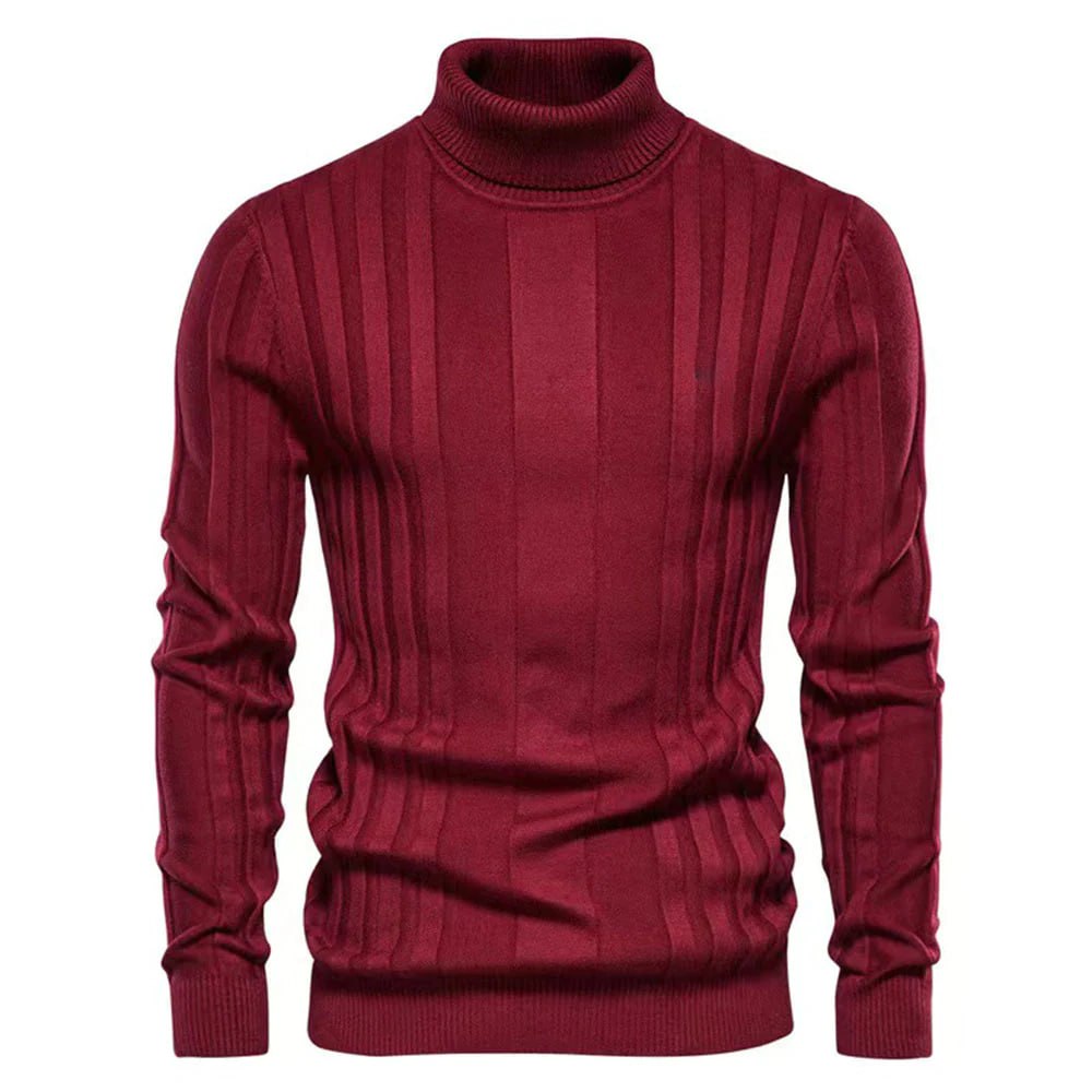 Stylowy męski sweter z golfem – elegancki i modny na każdą okazję