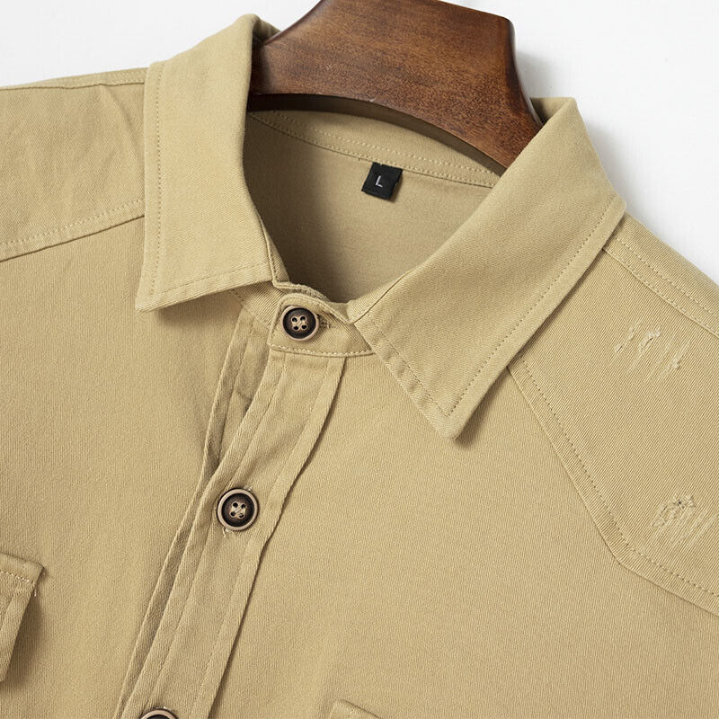 Strapazierfähiges Freizeithemd für Männer - eine stilvolle und langlebige Lösung für jeden Mann
