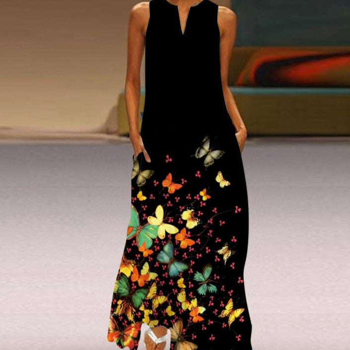 Stilvolles ärmelloses Damenkleid für besondere Anlässe