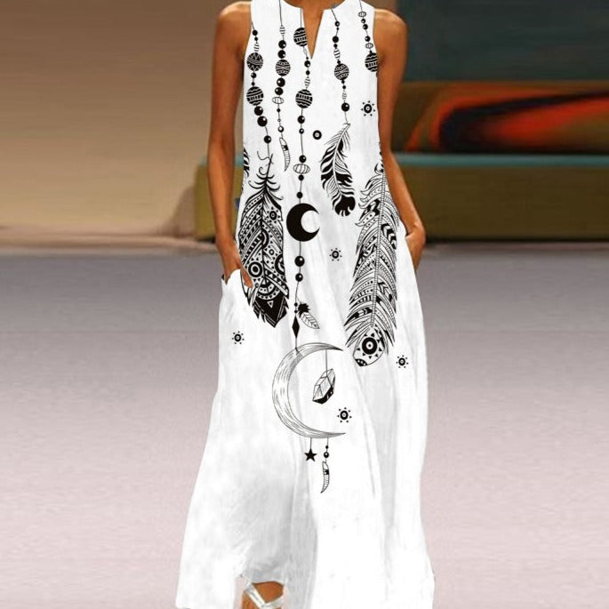 Stilvolles ärmelloses Damenkleid für besondere Anlässe