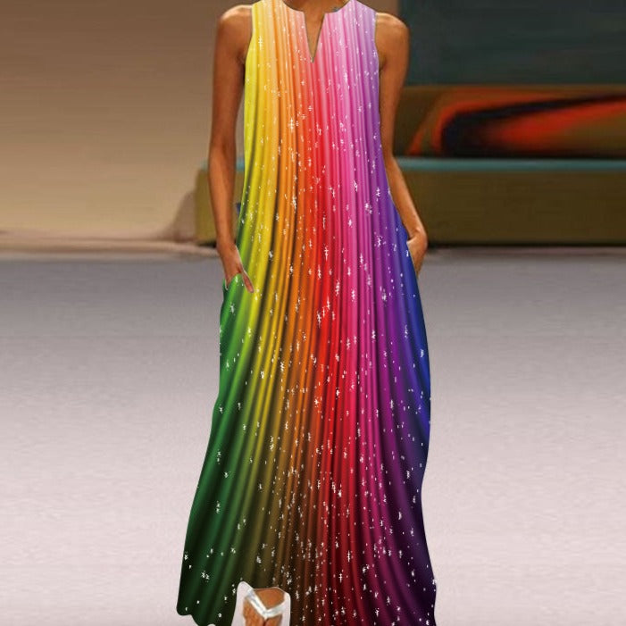 Stilvolles ärmelloses Damenkleid für besondere Anlässe