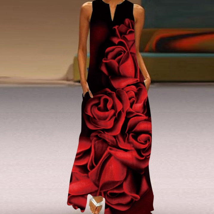 Stilvolles ärmelloses Damenkleid für besondere Anlässe