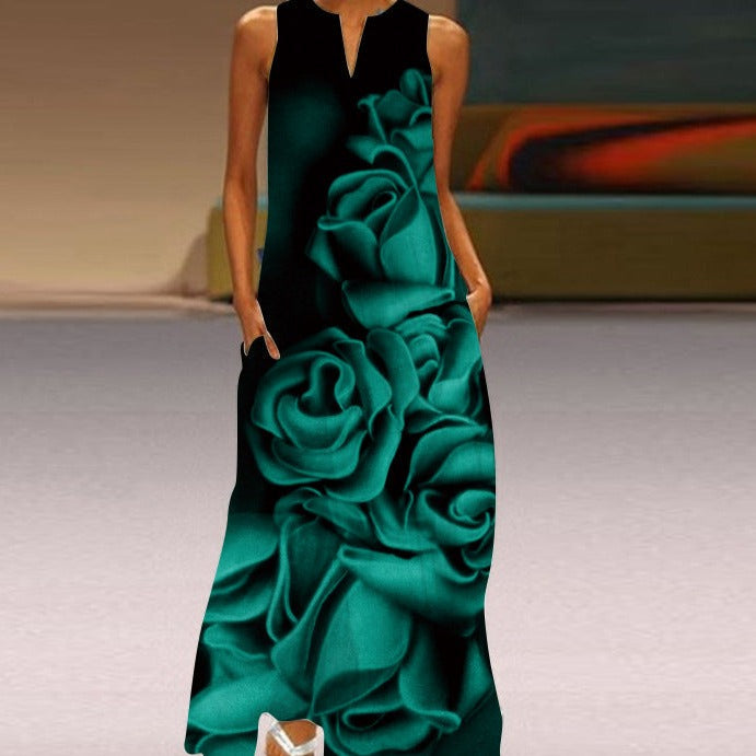 Stilvolles ärmelloses Damenkleid für besondere Anlässe