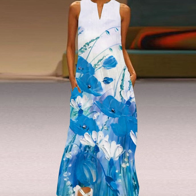 Stilvolles ärmelloses Damenkleid für besondere Anlässe