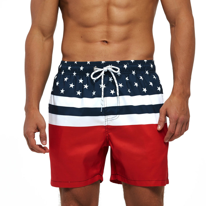 Lennox Ademende Zwemshort met Trendy Funky Print - Ideaal voor Zomerplezier en Zwemavonturen