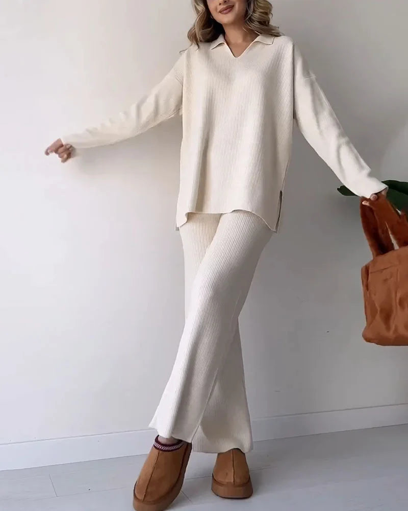 Waverly | Luxe Zachte en Elegante Casual Tweedelige Loungewear Set voor Ultiem Comfort