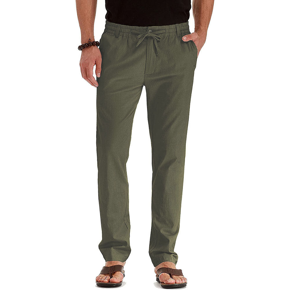 Bequeme Herren-Business-Hose in lockerer Passform mit elastischem Bund für maximalen Komfort