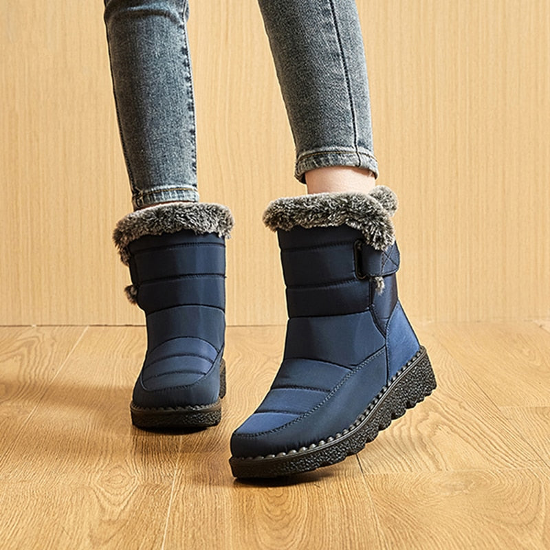 Bequeme und warme Winterstiefel für Damen - ideal für kalte Tage, bieten Komfort und Schutz