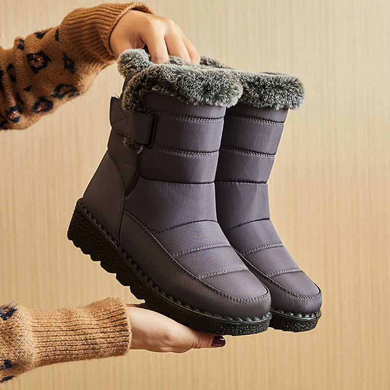 Bequeme und warme Winterstiefel für Damen - ideal für kalte Tage, bieten Komfort und Schutz