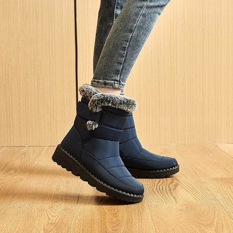 Bequeme und warme Winterstiefel für Damen - ideal für kalte Tage, bieten Komfort und Schutz