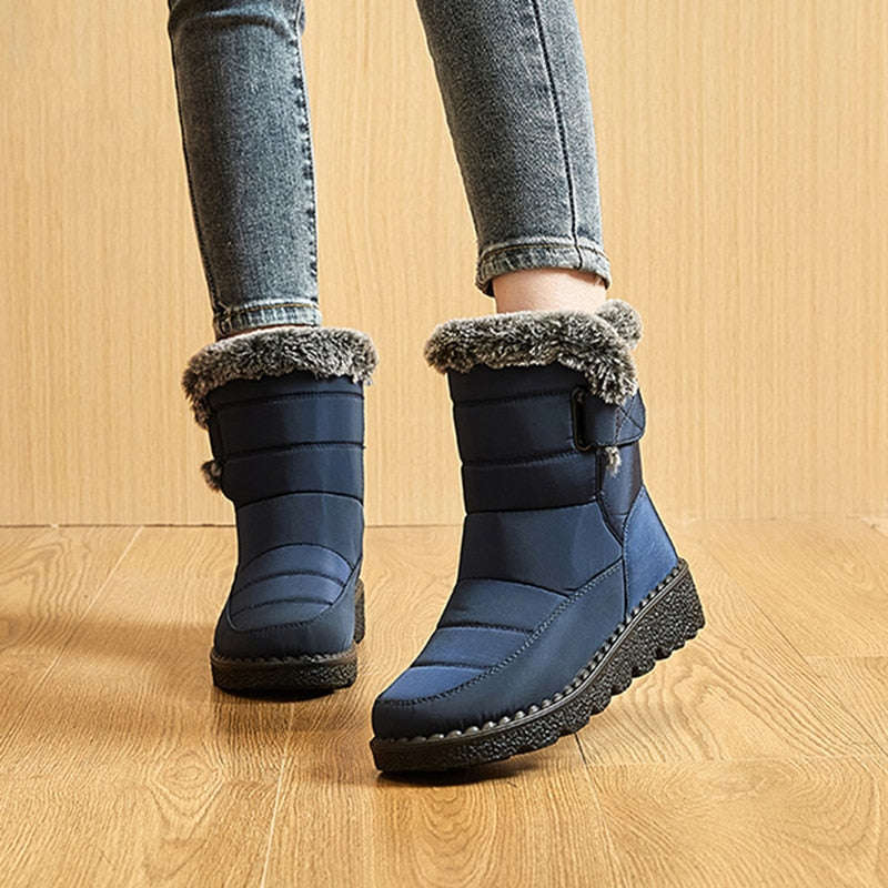 Bequeme und warme Winterstiefel für Damen - ideal für kalte Tage, bieten Komfort und Schutz