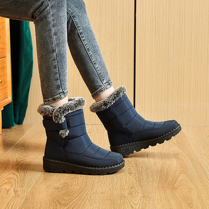 Bequeme und warme Winterstiefel für Damen - ideal für kalte Tage, bieten Komfort und Schutz