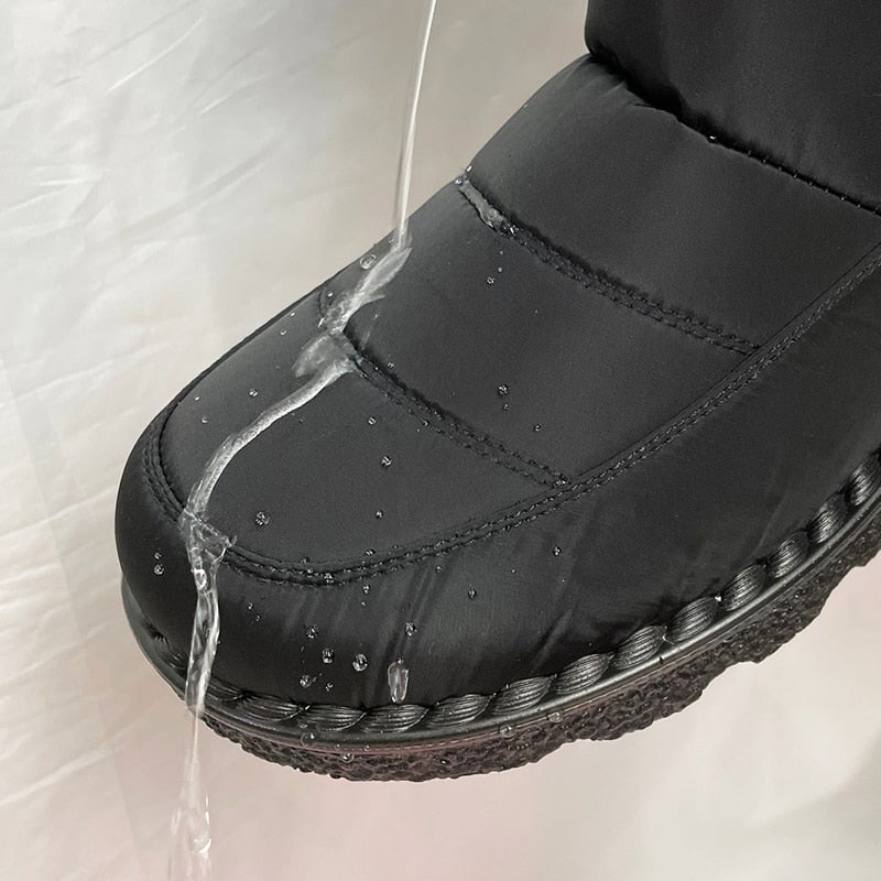 Bequeme und warme Winterstiefel für Damen - ideal für kalte Tage, bieten Komfort und Schutz