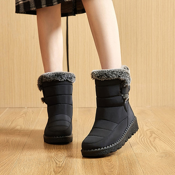 Bequeme und warme Winterstiefel für Damen - ideal für kalte Tage, bieten Komfort und Schutz