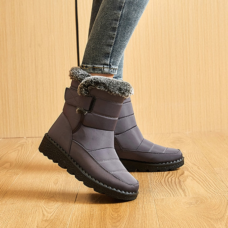 Bequeme und warme Winterstiefel für Damen - ideal für kalte Tage, bieten Komfort und Schutz