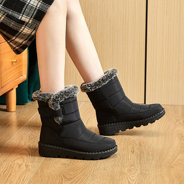 Bequeme und warme Winterstiefel für Damen - ideal für kalte Tage, bieten Komfort und Schutz