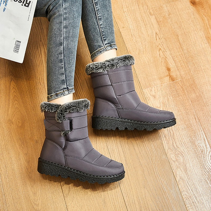 Bequeme und warme Winterstiefel für Damen - ideal für kalte Tage, bieten Komfort und Schutz