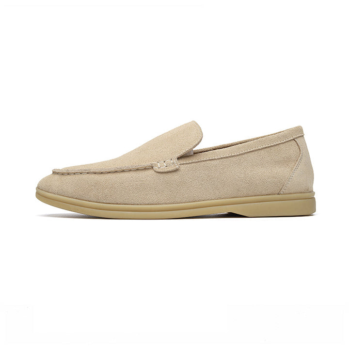 Modische Herren-Slipper aus Wildleder im modernen Milano-Stil