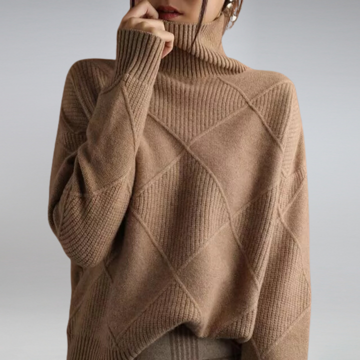 Eleganter Damen-Rollkragenpulli - Stil und Komfort in einem