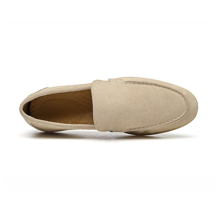 Modische Herren-Slipper aus Wildleder im modernen Milano-Stil
