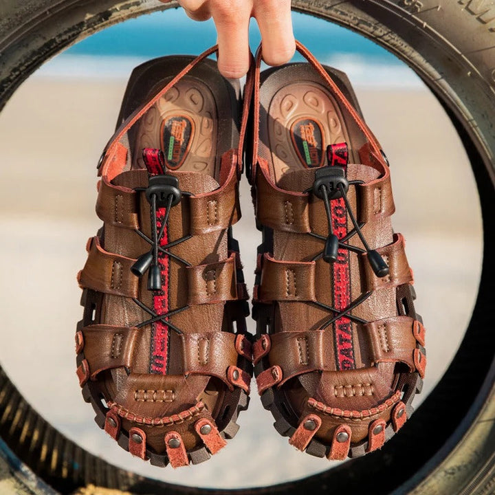 Stilvolle und bequeme Edwards Ledersandalen - eine elegante Wahl für jede Gelegenheit