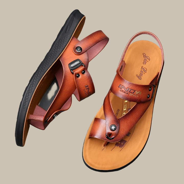 Modische Herrensandalen mit eleganter Schnalle für maximalen Komfort