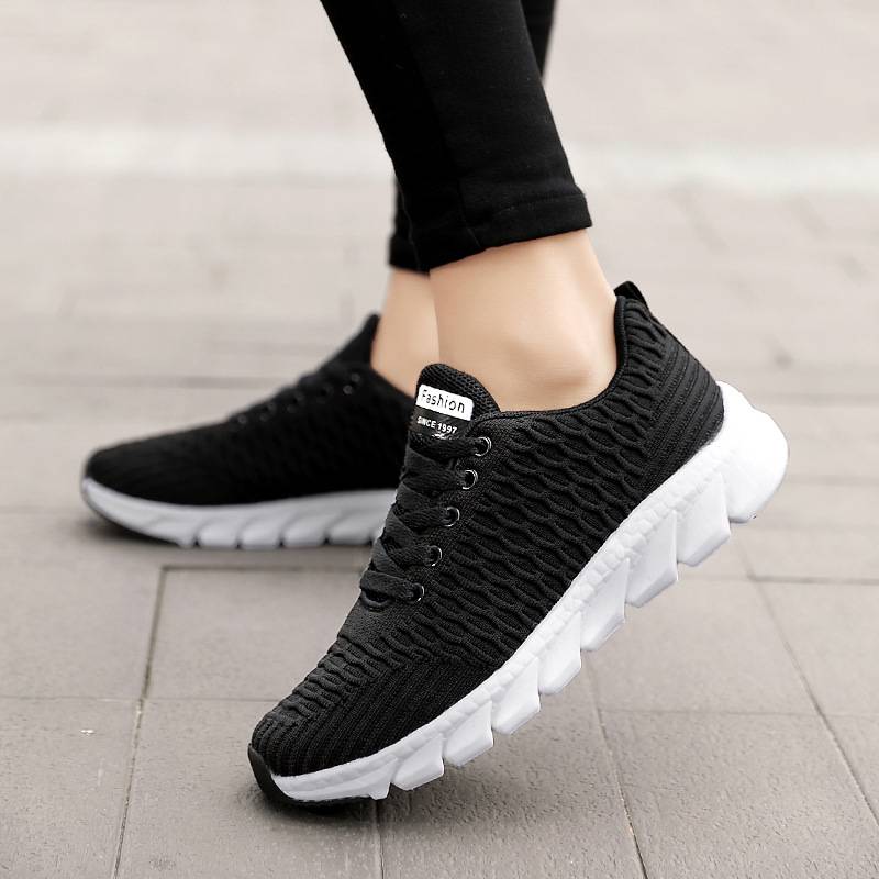Komfortowe damskie buty sportowe z miękką pianką z pamięcią kształtu dla perfekcyjnego dopasowania
