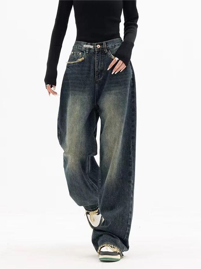 Modne damskie jeansy baggy w stylu retro – połączenie wygody i stylu