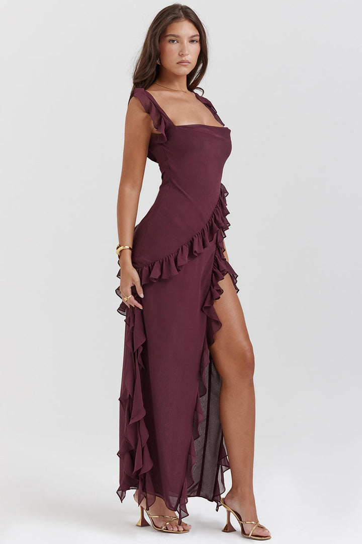 Vivia™ - Glamour und Stil: Ein einmalig elegantes langes Kleid für jeden Anlass