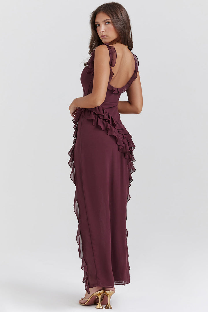 Vivia™ - Glamour und Stil: Ein einmalig elegantes langes Kleid für jeden Anlass