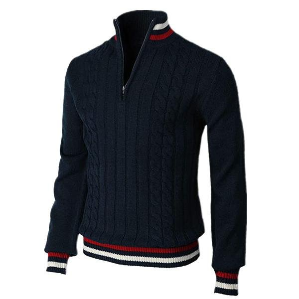Martin - Klassischer Herrenpullover mit elegantem Kragen für besondere Anlässe