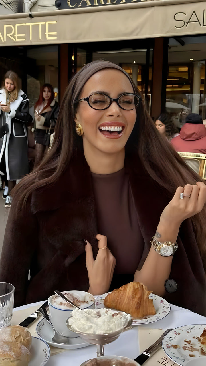Danya Ovale Fashion Zonnebril zonder Sterkte – Stijlvol en Beschermend Accessoire
