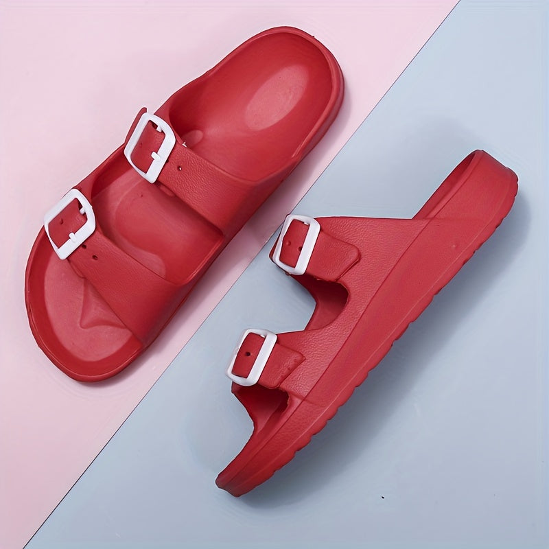 Elegante Herrensandalen mit doppelter Schnalle für maximalen Komfort