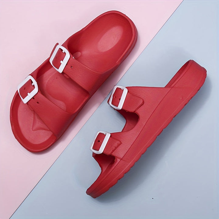 Elegante Herrensandalen mit doppelter Schnalle für maximalen Komfort