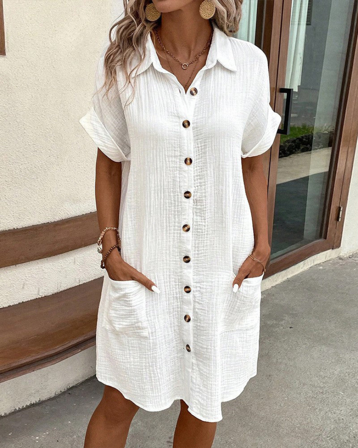 Stilvolles Hemdblusenkleid für Damen - ein eleganter Look für jede Gelegenheit