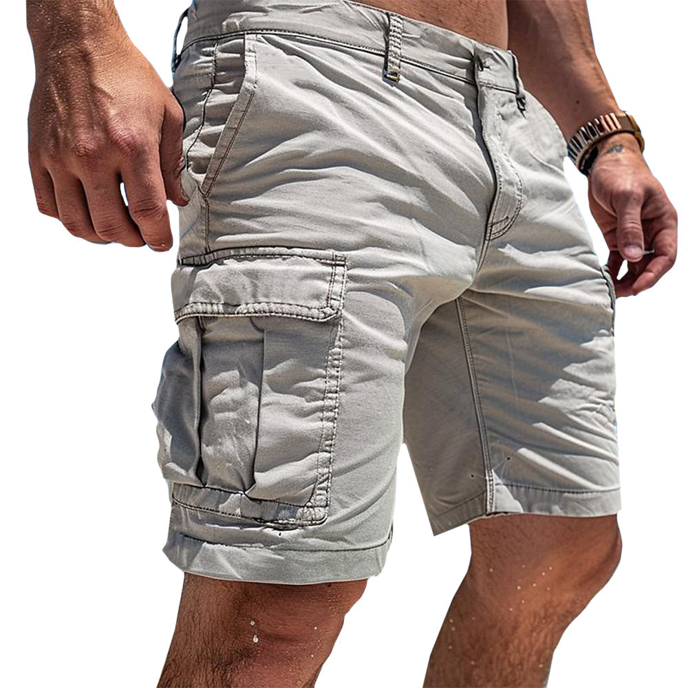 Oliviero™ - Elegante und strapazierfähige Cargo-Shorts aus Baumwolle für stilvolle Männer