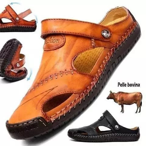 Giovanni™ - męskie sandały z bardzo miękkiej skóry zapewniające oddychający komfort podczas każdej przygody na świeżym powietrzu.