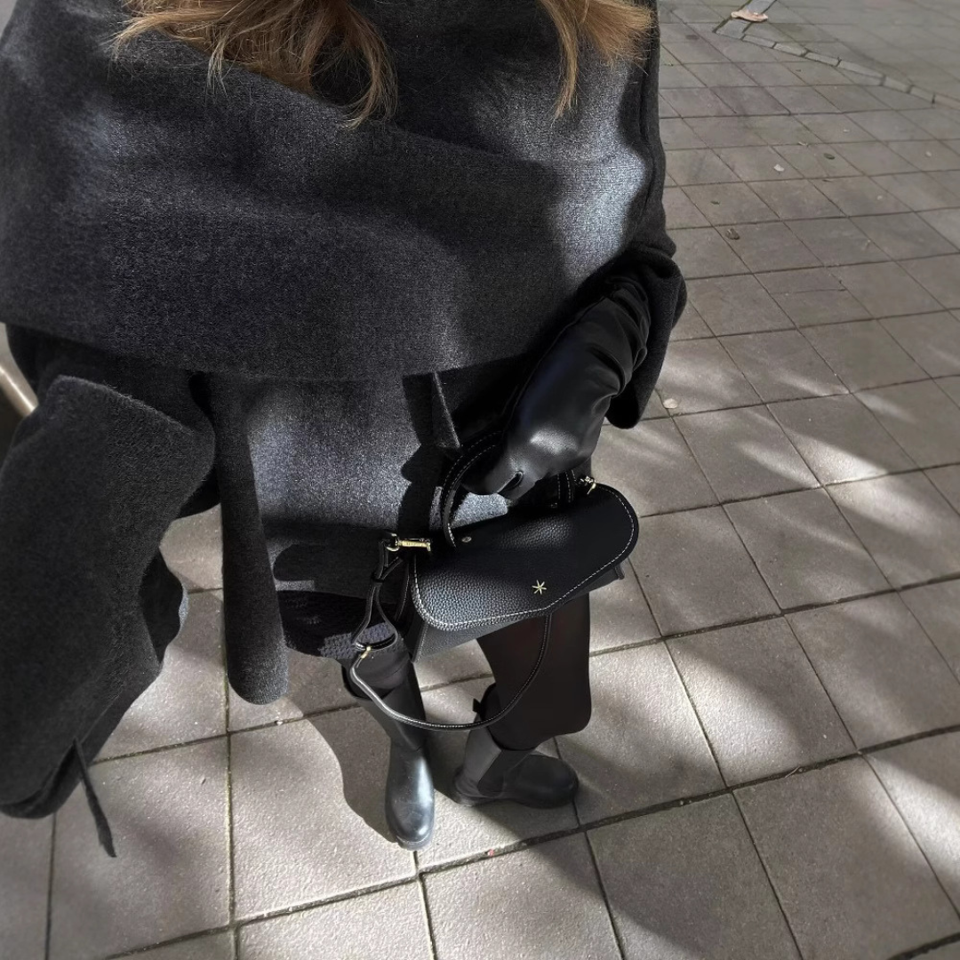 Maddalena™ - Stilvoller Woll-Trench mit elegantem Schal