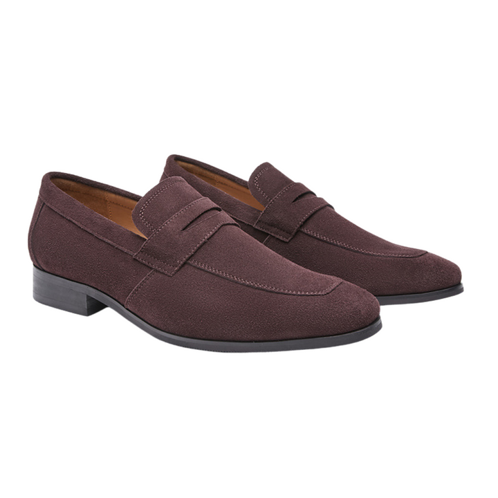 Elegante Herren-Slipper mit modischem Wildlederriemen